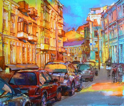 Une rue animée en ville - Andrii Kutsachenko