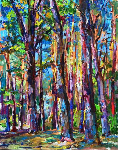 Lumière éclatante de la forêt - Andrii Kutsachenko
