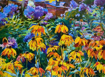 Fleurs de jardin aux couleurs éclatantes - Andrii Kutsachenko