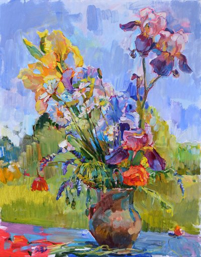 Des iris aux couleurs éclatantes - Andrii Kutsachenko