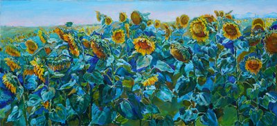 Un champ de tournesols aux couleurs éclatantes - Andrii Kutsachenko