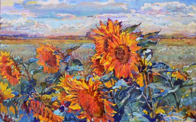 Champ de tournesols vibrant - Andrii Kutsachenko
