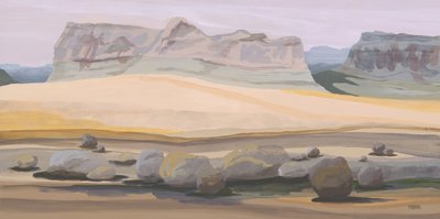 Desert Rock Formations - Angela Seear
