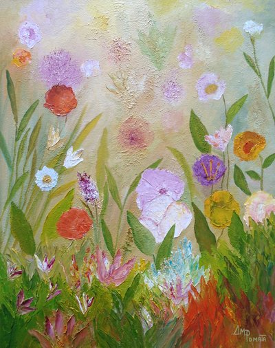 Fleurs colorées du jardin - Angeles M. Pomata