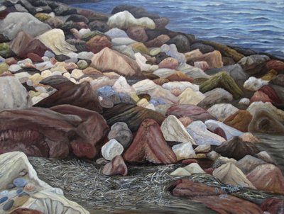 Pierres de rivage colorées - Angeles M. Pomata