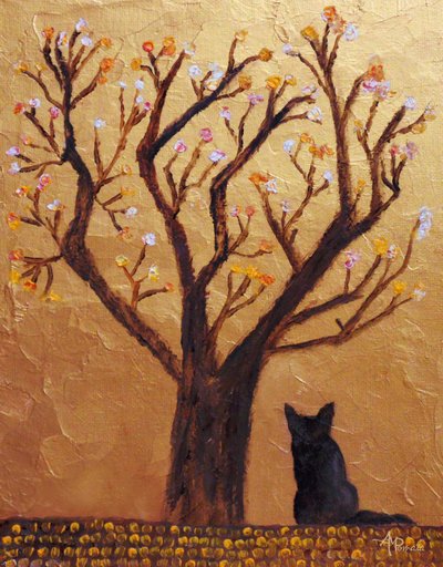 Chat « Golden Bloom » - Angeles M. Pomata