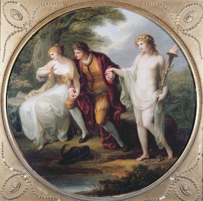 Abélard présentant Hymen à Héloïse - Angelica Kauffmann