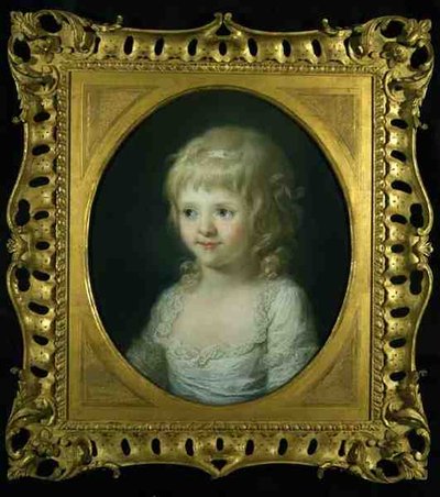 Portrait de Mlle Francis Lust - Angelica Kauffmann