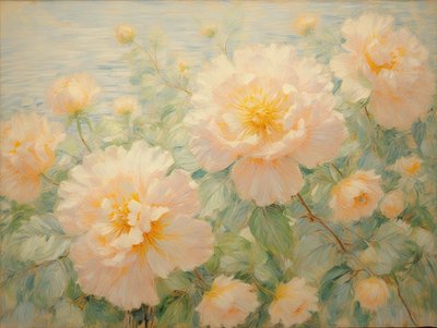 Florales 55, vers 2022 (huile sur toile) - Angelita Hawke