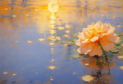 Florales 66, vers 2022 (huile sur toile) - Angelita Hawke
