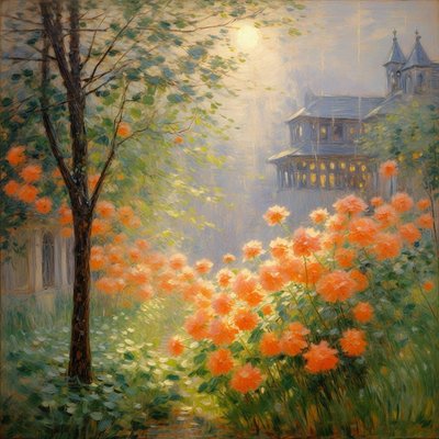 Florales 98, vers 2024 (huile sur toile) - Angelita Hawke