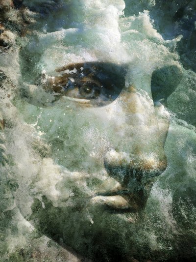 Visage aquatique mythique - Angelo Cerantola