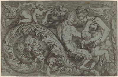 Panneau décoratif avec figures mythologiques - Angelo Falconetto