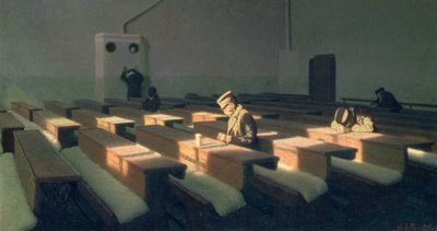 Le Noël de ceux qui restent, 1903 - Angelo Morbelli