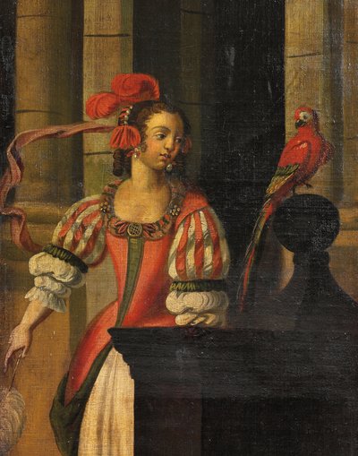 Paravent à quatre volets double face, vers 1700 - Anglo Flemish School