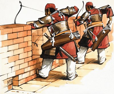 Archers au mur - Angus McBride