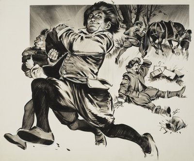 Garçon en train de courir - Angus McBride