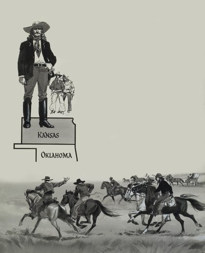 Cavaliers au Kansas - Angus McBride