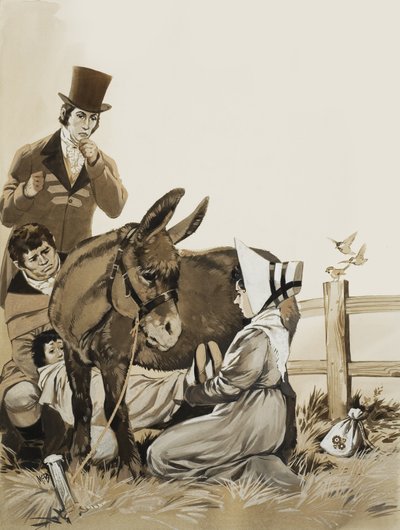 John Constable (1776-1837) et Remède contre la coqueluche (gouache sur papier) - Angus McBride