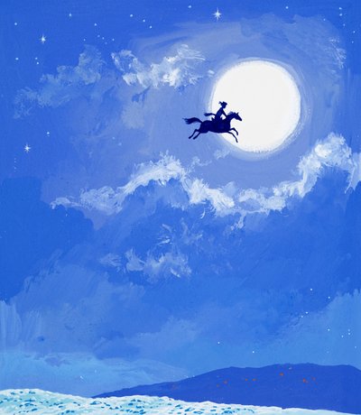 Cheval magique - Angus McBride