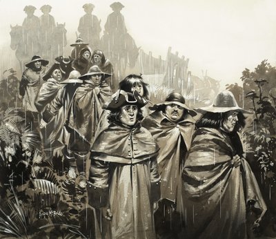 Hommes sous la pluie - Angus McBride