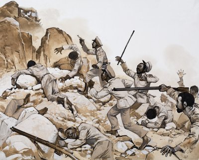 Escarmouche militaire - Angus McBride