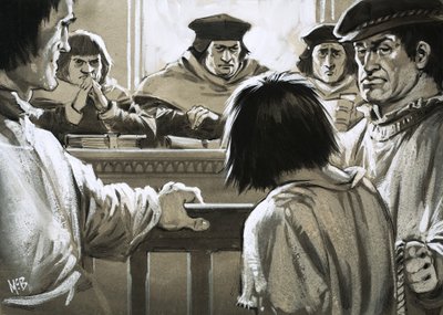 Les prisonniers ne pouvaient espérer aucune pitié de la part de la redoutable Cour de la Chambre étoilée - Angus McBride
