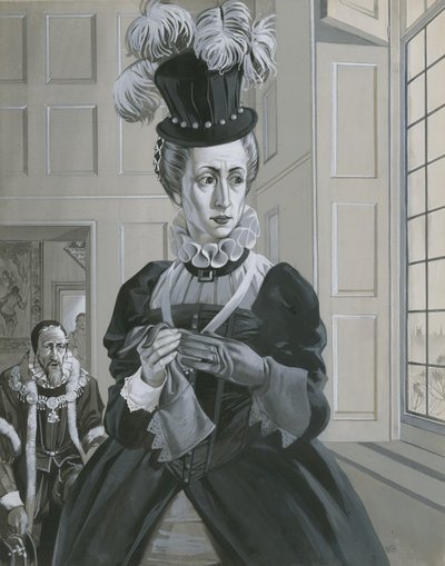 La reine Élisabeth I, apprenant l