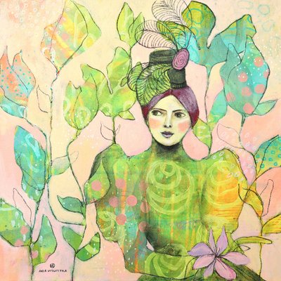 La femme au chapeau vert - Ania Witwitzka