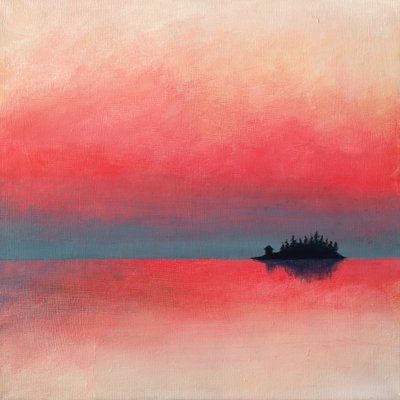 Coucher de soleil sur l