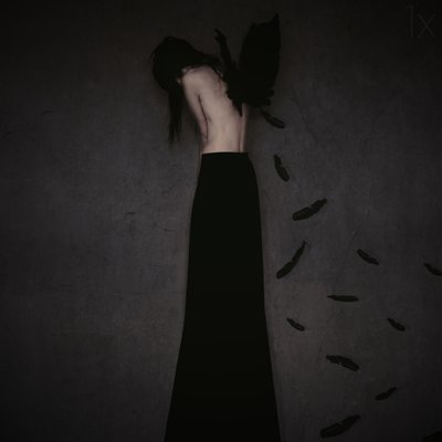 La femme ailée au regard triste - Anja Matko