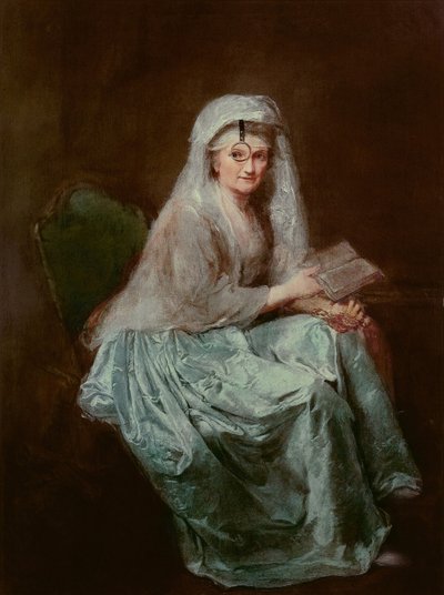 Autoportrait avec monocle, 1777 - Anna Dorothea Therbusch