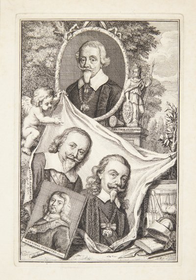 Portrait de groupe des membres de la famille Sehested - Anna Folkema