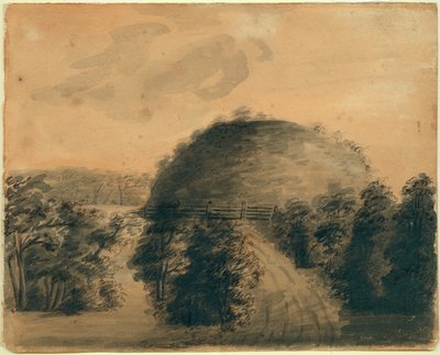 Dessin du Grand Tertre par Anna Maria Von Phul - Anna Maria von Phul