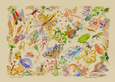 5 Swansong, 2023 (aquarelle) - Anna Pugh