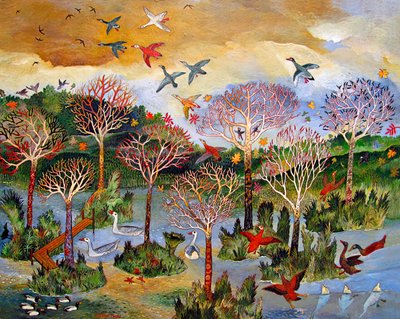Everglade, 2013 (acrylique) - Anna Pugh