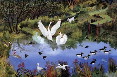 Étang du moulin, 2006 (acrylique) - Anna Pugh