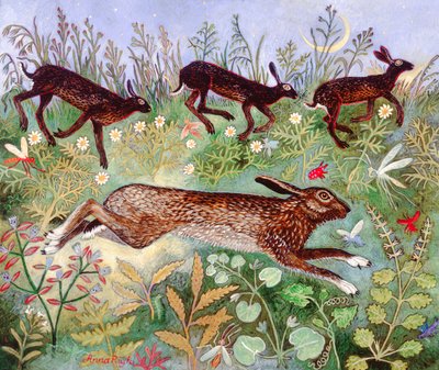 Moon Run, 2010 (acrylique) - Anna Pugh