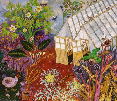 La serre, 2017 (acrylique) - Anna Pugh