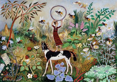 Formation des abeilles, 2012 (acrylique) - Anna Pugh