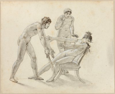 Hermione rejetant Oreste - Anne-Louis Girodet de Roucy-Trioson