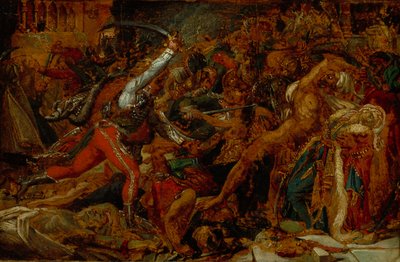 Esquisse pour "La révolte au Caire" - Anne-Louis Girodet de Roucy-Trioson