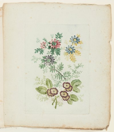 Assiette, de la Nouvelle Suite de Carnets de Fleurs Idéales pour l