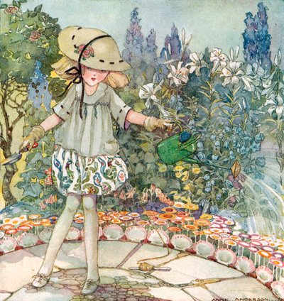 Mistress Mary, quite contrary, How does your garden grow - Anne Anderson