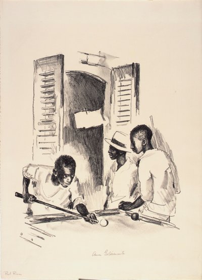 Salle de billard - Anne Goldthwaite