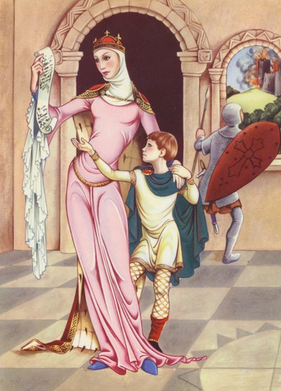 Reine Mathilde et son fils Henri - Anne & Johnstone Janet (1928 79) Johnstone