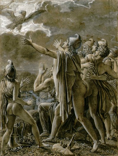 Énée et ses compagnons en Latium, 1791-1793 - Anne Louis Girodet de Roucy Trioson