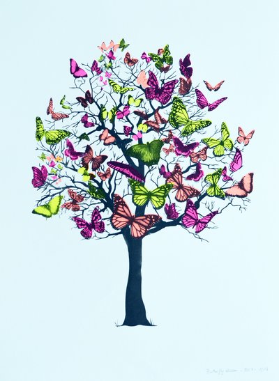 Papillon en fleur, 2016 - Anne Storno