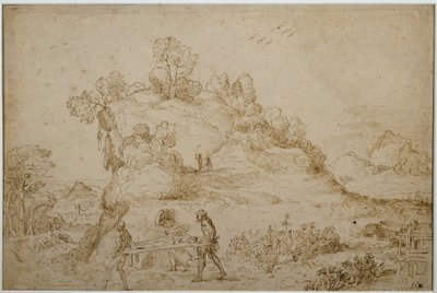 Paysage et figures - Annibale Carracci