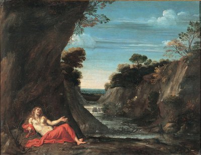 Paysage avec la pénitente Madeleine, entre 1601 et 1641 - Annibale Carracci